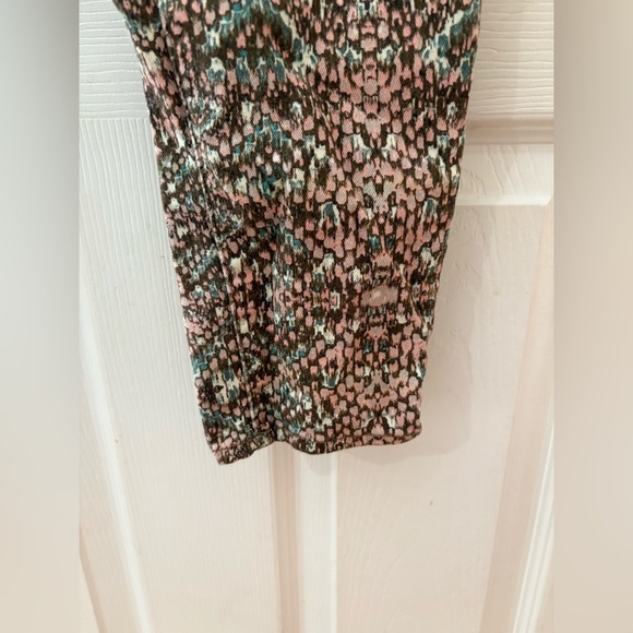 7 For all Mankind the skinny jeans in mosaic snake print size 28 pastel - Picture 8 of 16